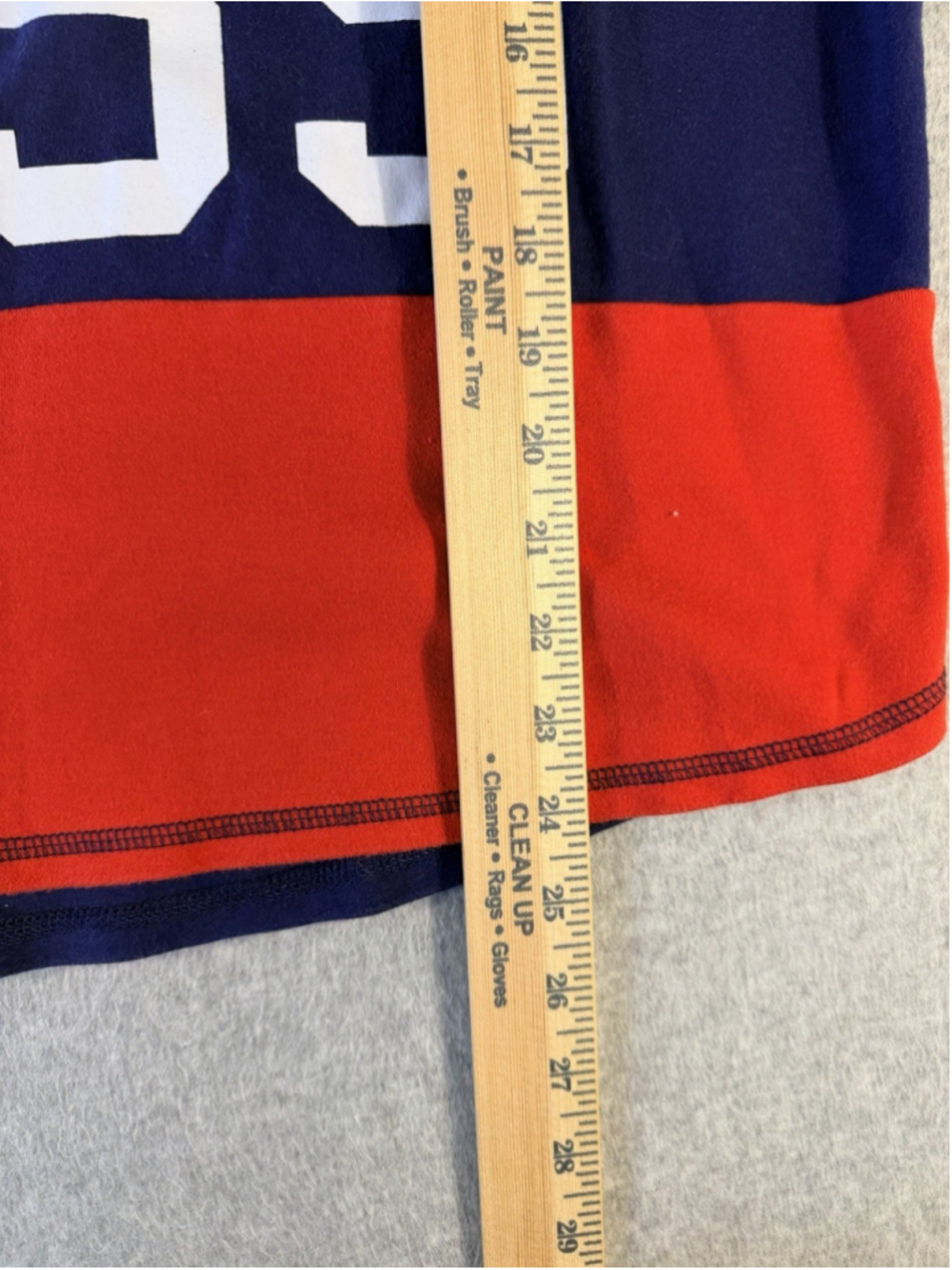 Young & Reckless RCKLSS Rugby Shirt Mens Small Blue Red Long Sleeve Polo - Picture 8 of 8